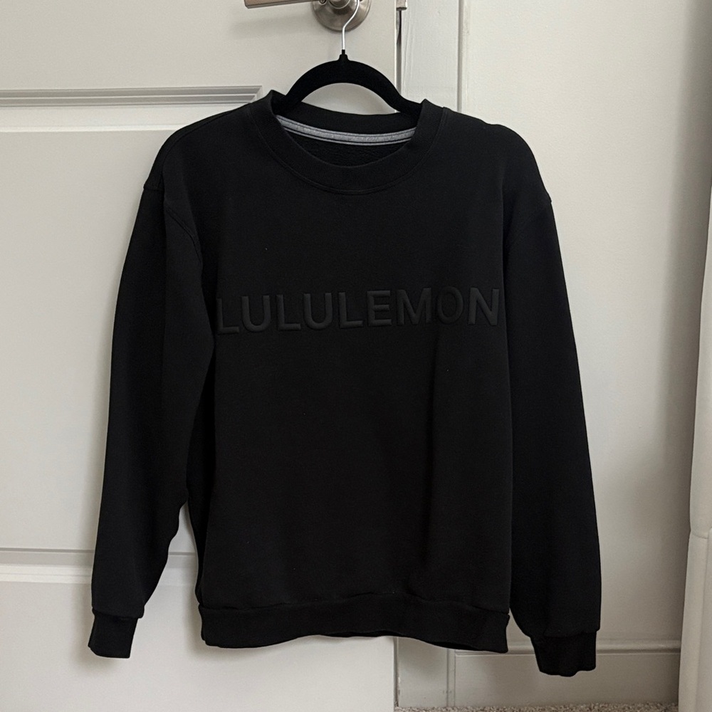 lululemon athletica Men's Crewneck Sweater in Black